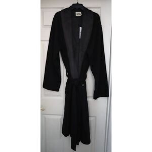 UGG 1096932 Men's Sz XL/2XL Black Heather Robinson Cotton Fleece Robe